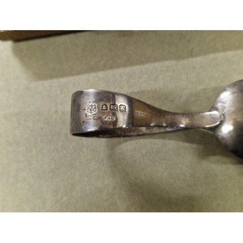 57 - 1946 Barker Brothers Birmingham hallmarked, silver nursery rhyme spoon in case