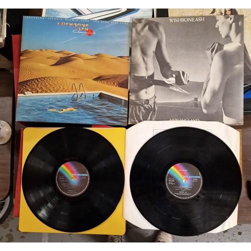 63 - 2 x Wishbone Ash vinyl albums in good condition being New England & Classic Ash