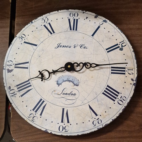 169 - 40 cm diameter vintage look Jones & Co London, unframed quartz wall clock