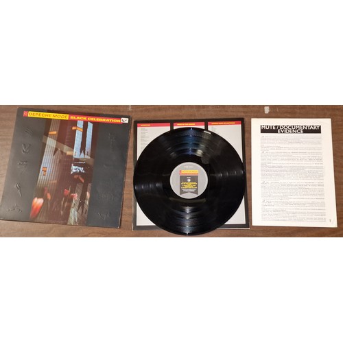 212 - Depeche Mode - Black Celebration (with pull out) vinyl album in very good condition, A/B