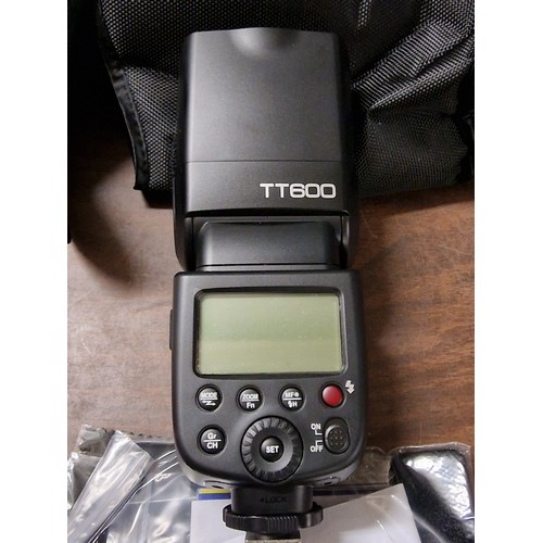 357 - Boxed Godox thinklite TT600 flash gun