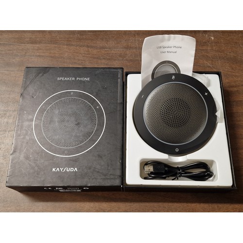 294 - Boxed and looks unused, Kaysuda USB speakerphone model SP200U