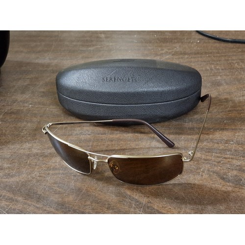 12 - Serengeti designer sunglasses in case