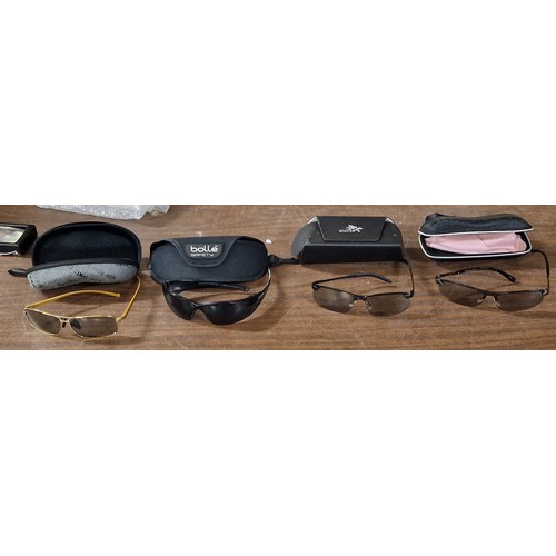 244 - 4 x assorted pairs of sun and safety glasses