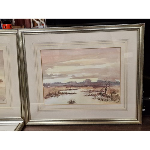 29 - Bundle of four, 56 x 46 cm framed and mounted prints after original Herbert Stump watercolour painti... 