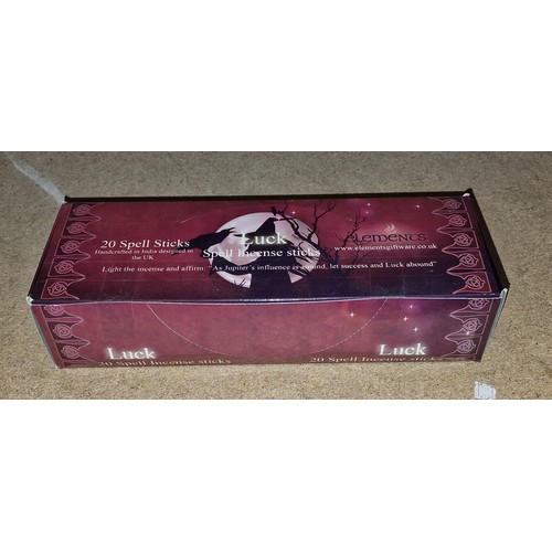 283 - Wholesale box of 6 x packs of 15, Luck Spell incense sticks