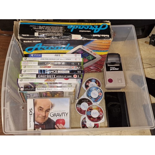 208 - Bundle of video games and consoles etc