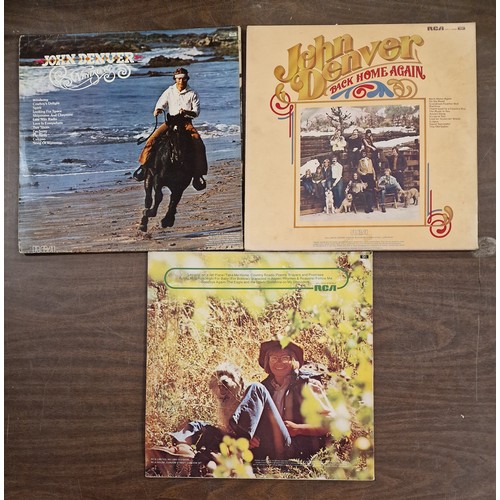 51 - Bundle of 3 x John Denver vinyl albums - 1 x GD and 2 x VG condition