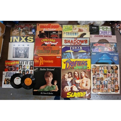 222 - Eclectic bundle of assorted vinyl albums, 2 x 12