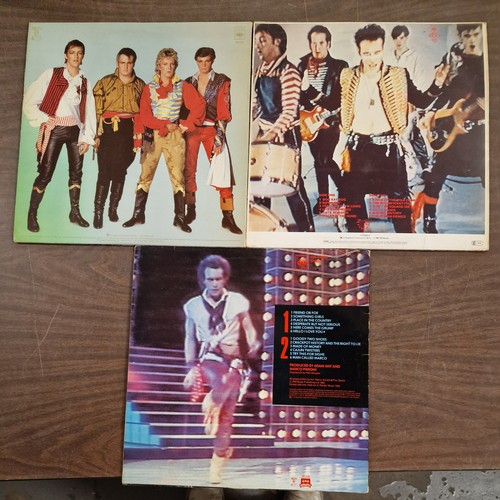 47 - Bundle of 3 x Adam and the Ants vinyl albums - all in VG condition