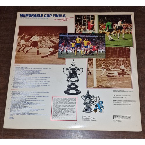 55 - 1981 BBC Records, Memorable FA Cup finals, 100 year commemorative vinyl record