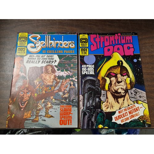 135 - Near mint pair of Quality Comics - Spellbinders number 2 (52 pages) & Strontium Dog number 1 (48 pag... 