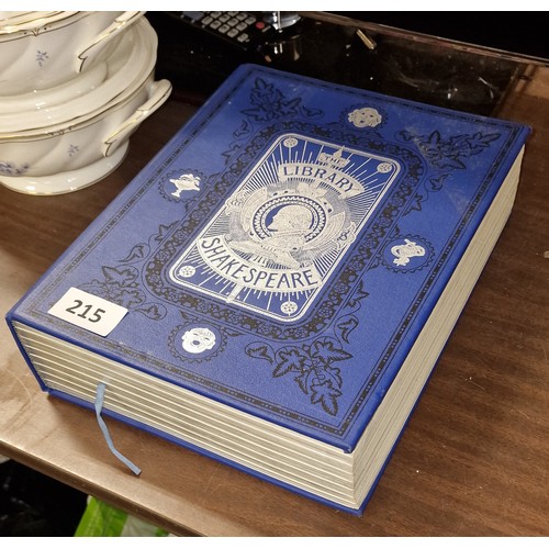 215 - Limited edition, 2219/7000, 2006 the complete library of Shakespeare silver leaf book - near mint