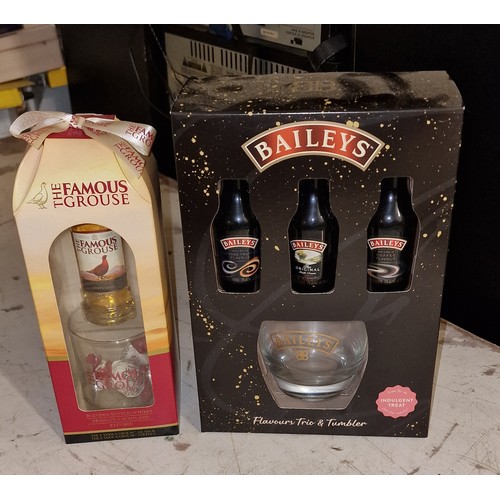 1 - Famous Grouse and Baileys Irish cream (3 flavours) gift sets