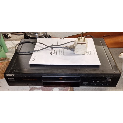 68 - Sony CDP-XE220 CD player with manual but no remote