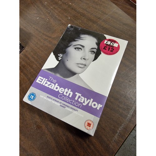 125 - Elizabeth Taylor collection DVD box set, still factory sealed