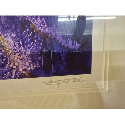 279 - 60 x 54 cm framed and mounted, pencil signed limited edition print (15/75) by John Horswell