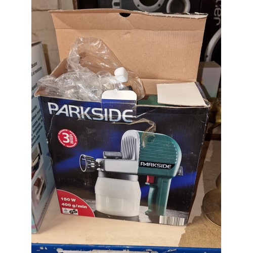 32 - Boxed and unused Parkside electric paint spray gun