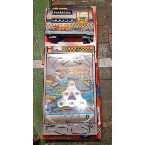 57 - Boxed Racing Pro tabletop electronic pinball game