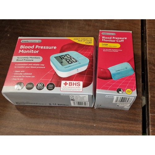 79 - Boxed Lloyds blood pressure monitor & boxed spare cuff