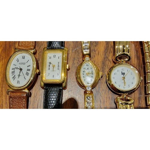 316 - 3 x dress watches and 1 x watch with matching bracelet