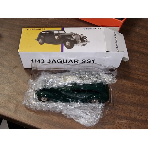 81 - Boxed and mint GFCC Toys 1/43 Jaguar SS1