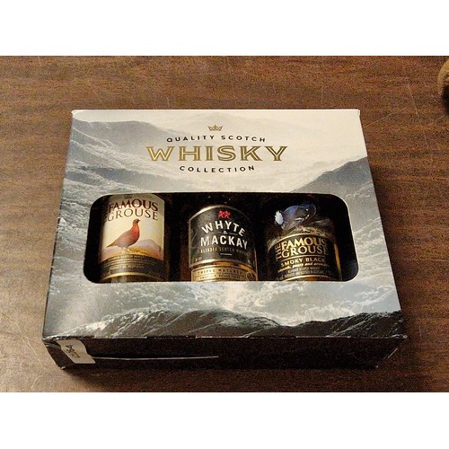 84 - Unopened quality Scotch whisky collection 50 ml triple pack