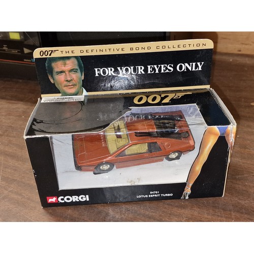 82 - Boxed and mint Corgi 04701, James Bond for your eyes only, Lotus Esprit turbo