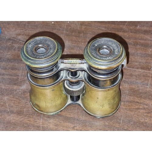 86 - Pair of T. Armstrong Manchester field/marine/theatre binoculars