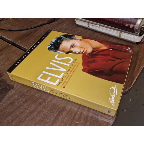 134 - Elvis Presley DVD and book gift box set