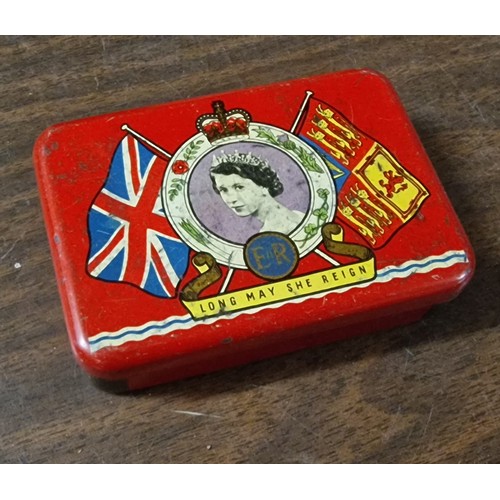 137 - 1953 OXO commemorative coronation picture tin