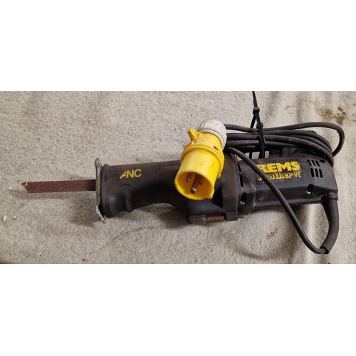 158 - Rems 110 volt Panther VE on site reciprocating saw