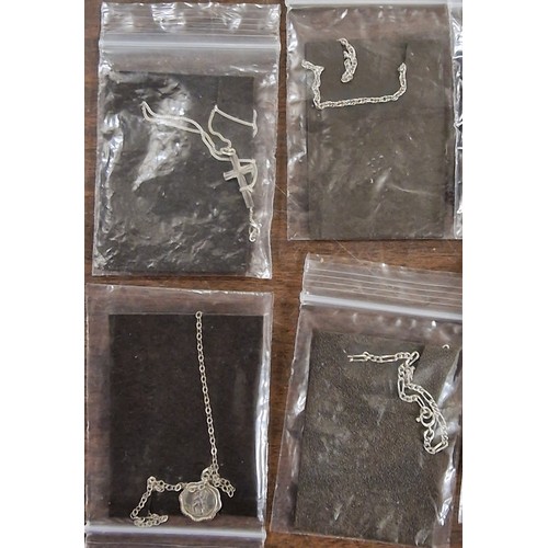 49 - 2 x 925 stamped necklaces, bracelets and earrings and 1 x 925 stamped and 1 x unstamped rings