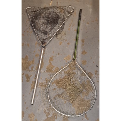 145 - Pair of vintage landing nets