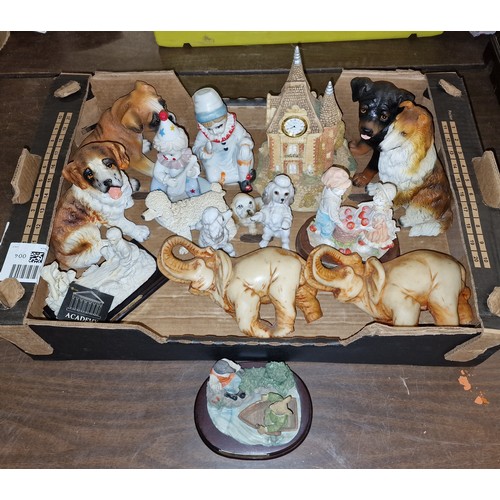 154 - Small job lot of assorted animal figures etc