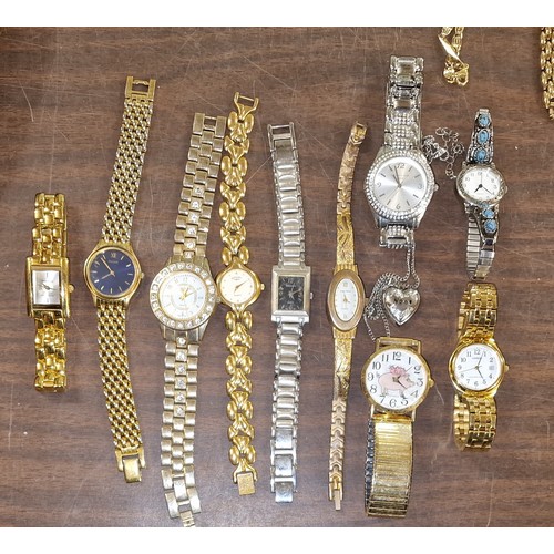 54 - Bundle of assorted ladies dress watches