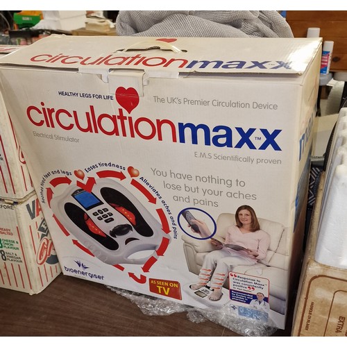 27 - Boxed as new 'As seen on TV' circulation maxx electric stimulator