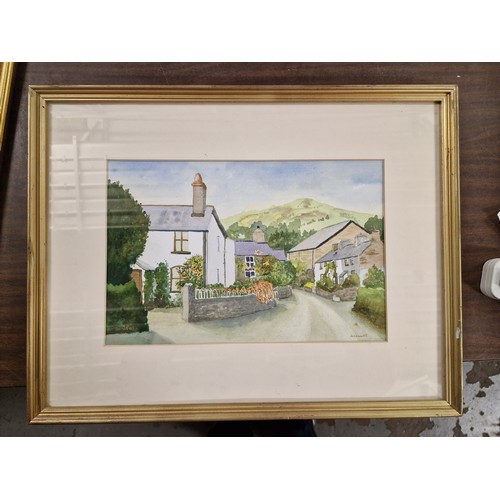 37 - 53 x 41.5 cm framed painting titled Ro Wen by Gwyneth Willett