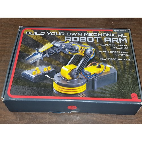 206 - Boxed and still sealed inside, make your own robot arm