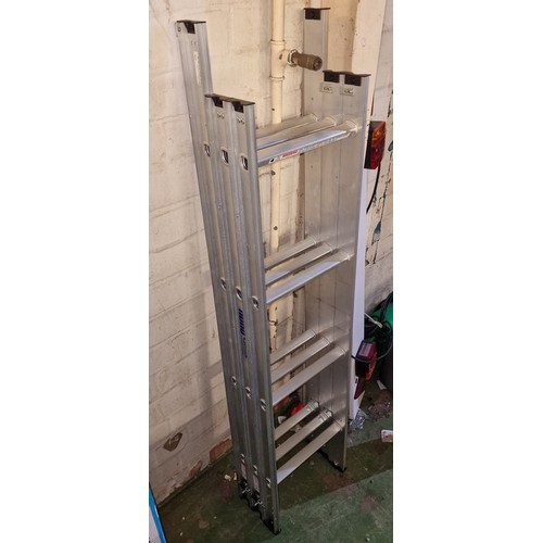 20 - Abru aluminium triple loft ladder