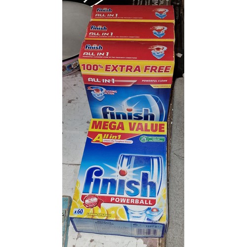 182 - 4 x 100% extra Finish dish washer tablets