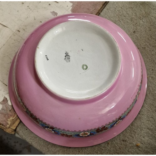 261 - Early 1900's Grimwades Winton wash basin with mosaic pattern band