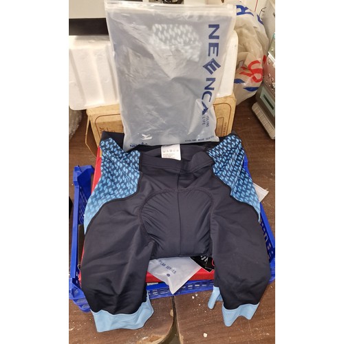 104 - 2 x new pairs of quick dry cycling shorts size M