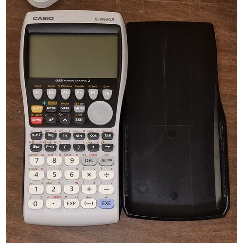 57 - Casio FX-9860 GII graphing calculator - needs battery