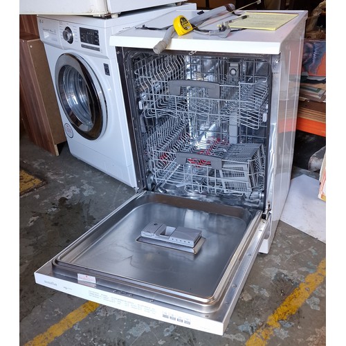 234 - 60 cm wide white Hoover touch display dish washer