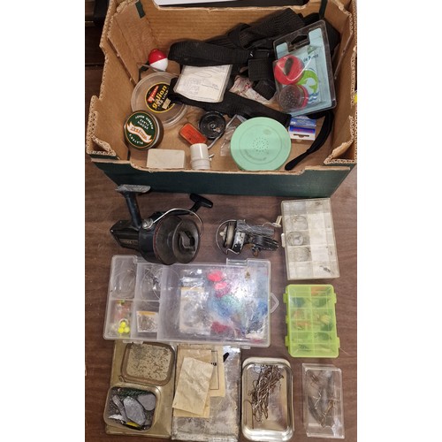 181 - Box of assorted fishing tackle