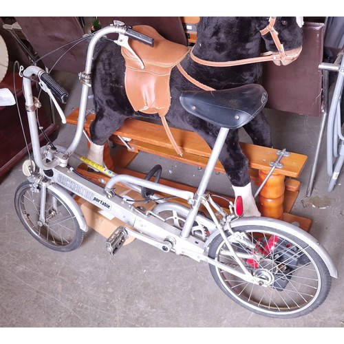 104 - Retro Bickerton lightweight portable folding bike