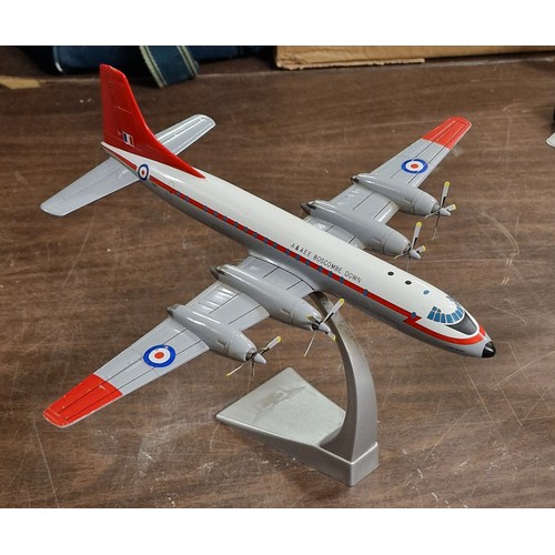 8 - Corgi Aviation Archive Britannia 300 - Royal Air Force transport command plane on stand