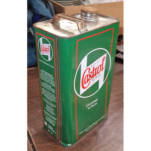 158 - Castrol classic 1 gallon oil can