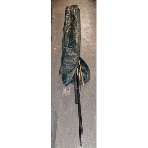 290 - Large Drennan rod holdall  with some part rods